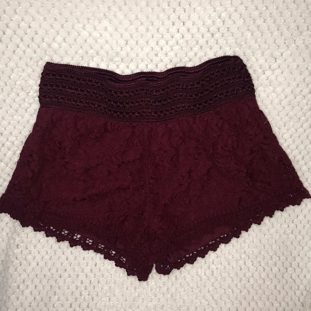 Burgundy Shorts